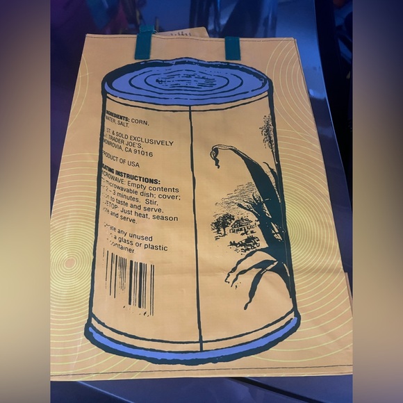 Trader Joe’s “Unicorn” Corn shopping bag - Picture 2 of 2